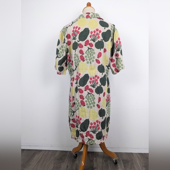 MARIMEKKO Herkku Pieni Tori Linen Dress Size 38 - Picture 2 of 15